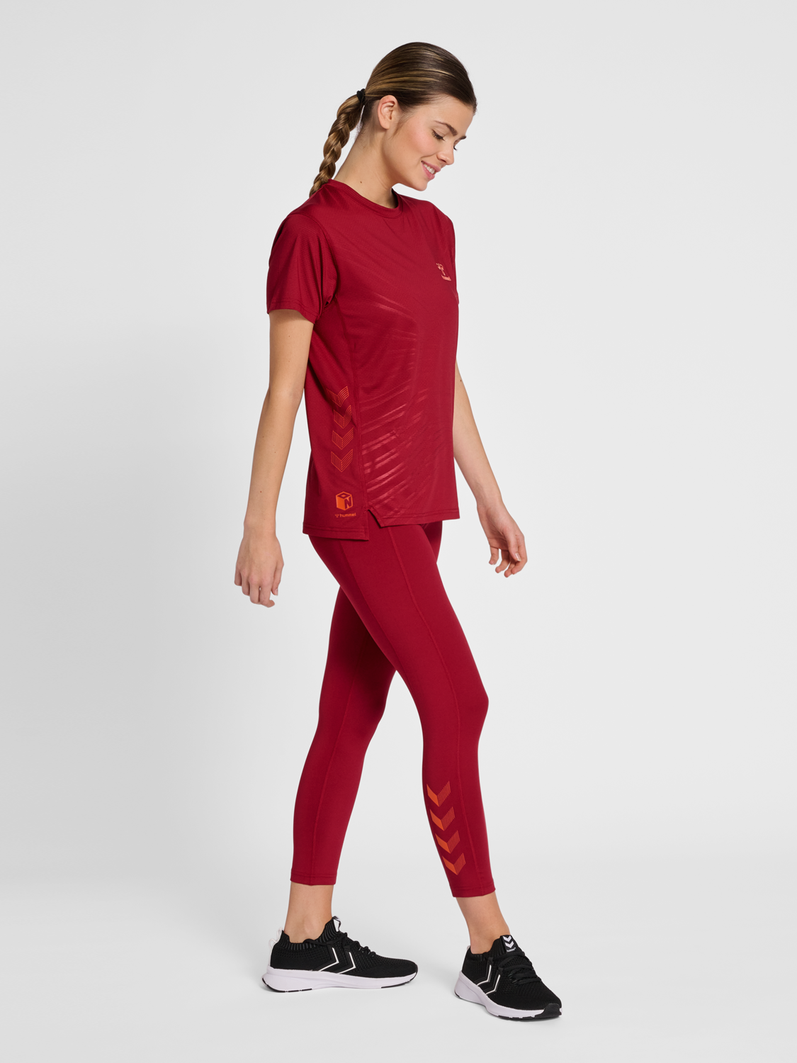 hmlONGRID POLY TEE S/S WO