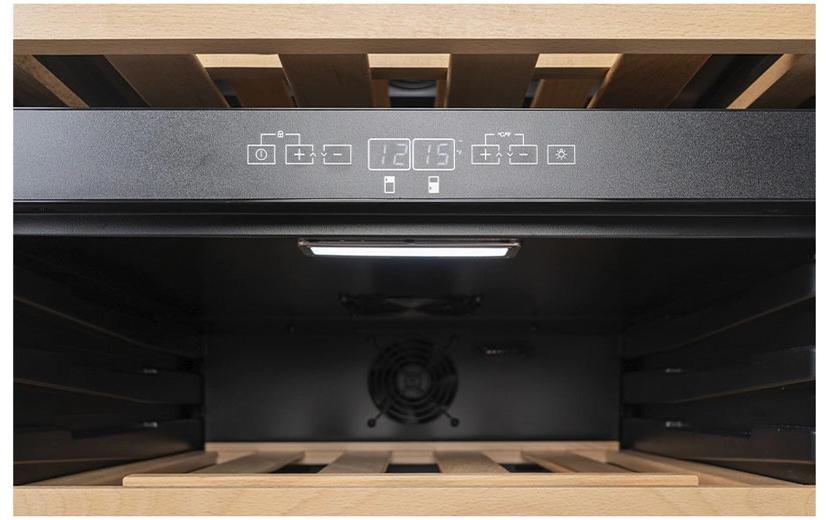 Weinkühlschrank WKH39D Rechts, Schwarz<br>Weinklimaschrank 2 Zonen