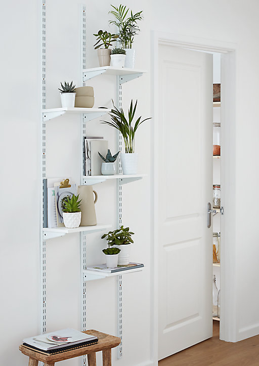 Console double 17cm blanc form compatible Twinny et Poppit