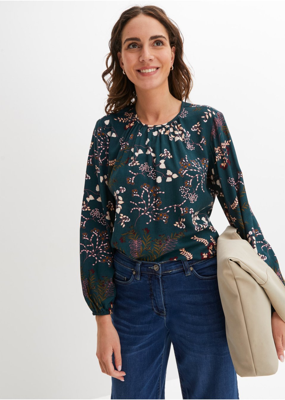 Blouse imprimée en viscose