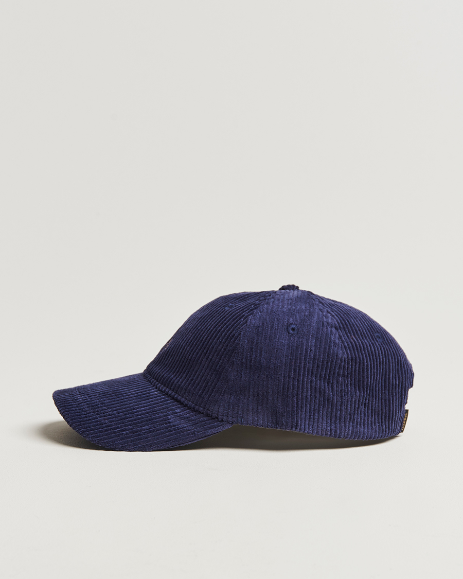 Morris Lily Corduroy Cap Blue