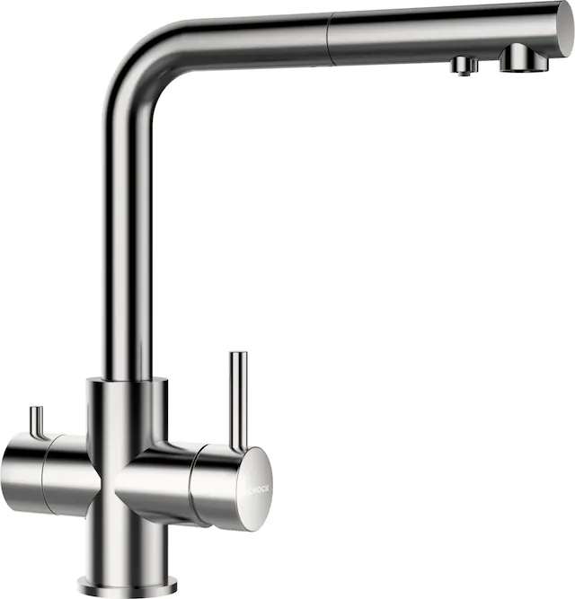 Schock Küchenarmatur »Vitus« Hochdruck, ausziehbarer Auslauf, Filterwasser, Schwenkbereich 180°