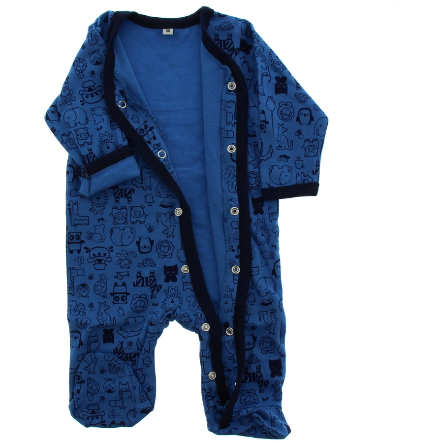 Pippi Schlafoverall 2er-Pack blue