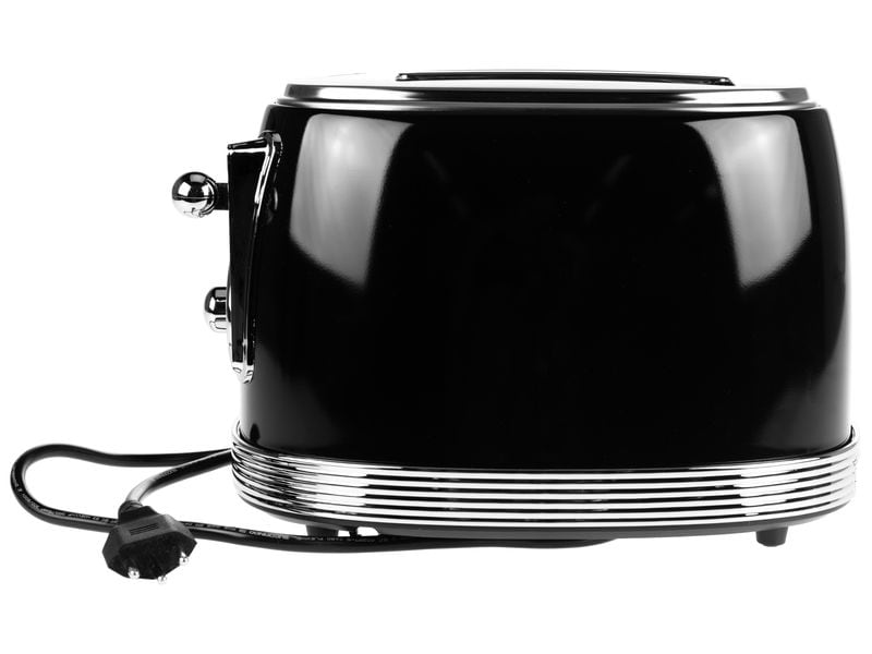FURBER Toaster Brando Schwarz glanz Gleichzeitiges Rösten von 2 Toastscheiben