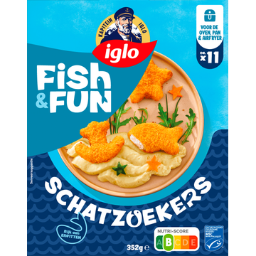 Iglo Fish & Fun Schatzoekers 11 Stuks