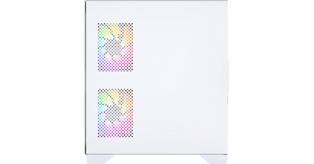 XYZ PC GearTitanium View Lite midi tower behuizing  (Wit | 2x USB-A | Tempered Glass)