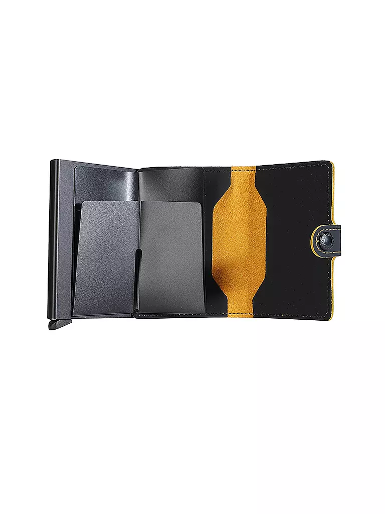 SECRID Geldbörse - Miniwallet MATTE Mini black & ochre schwarz
