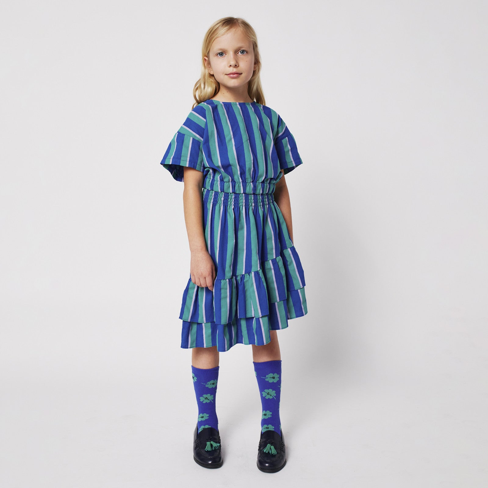 Rock Striped Midi Blue