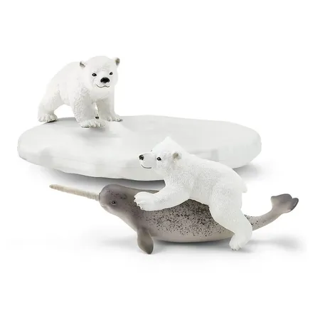 Schleich® 42531 Wild Life - Eisbären-Rutschpartie