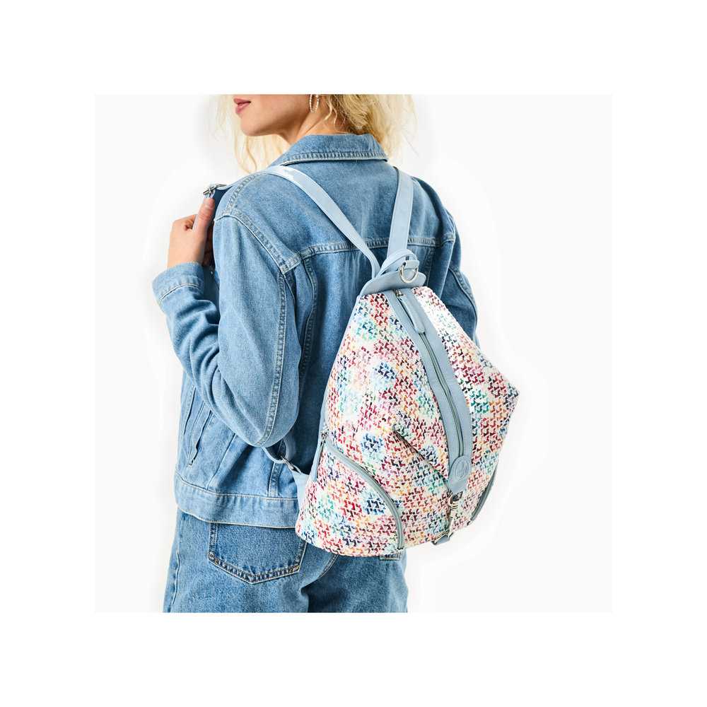 Rieker Rucksack bunt blau