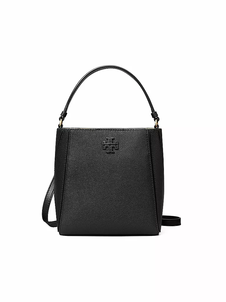 TORY BURCH Ledertasche - Bucket Bag MCGRAW schwarz