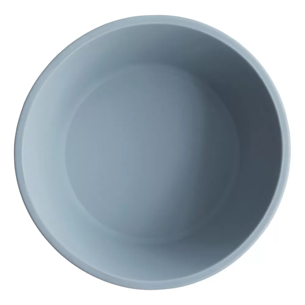 Mushie Silikone Skål Powder Blue - 1 stk.