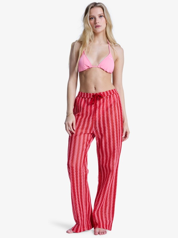 Moana Story Pantalon léger Rouge Femme