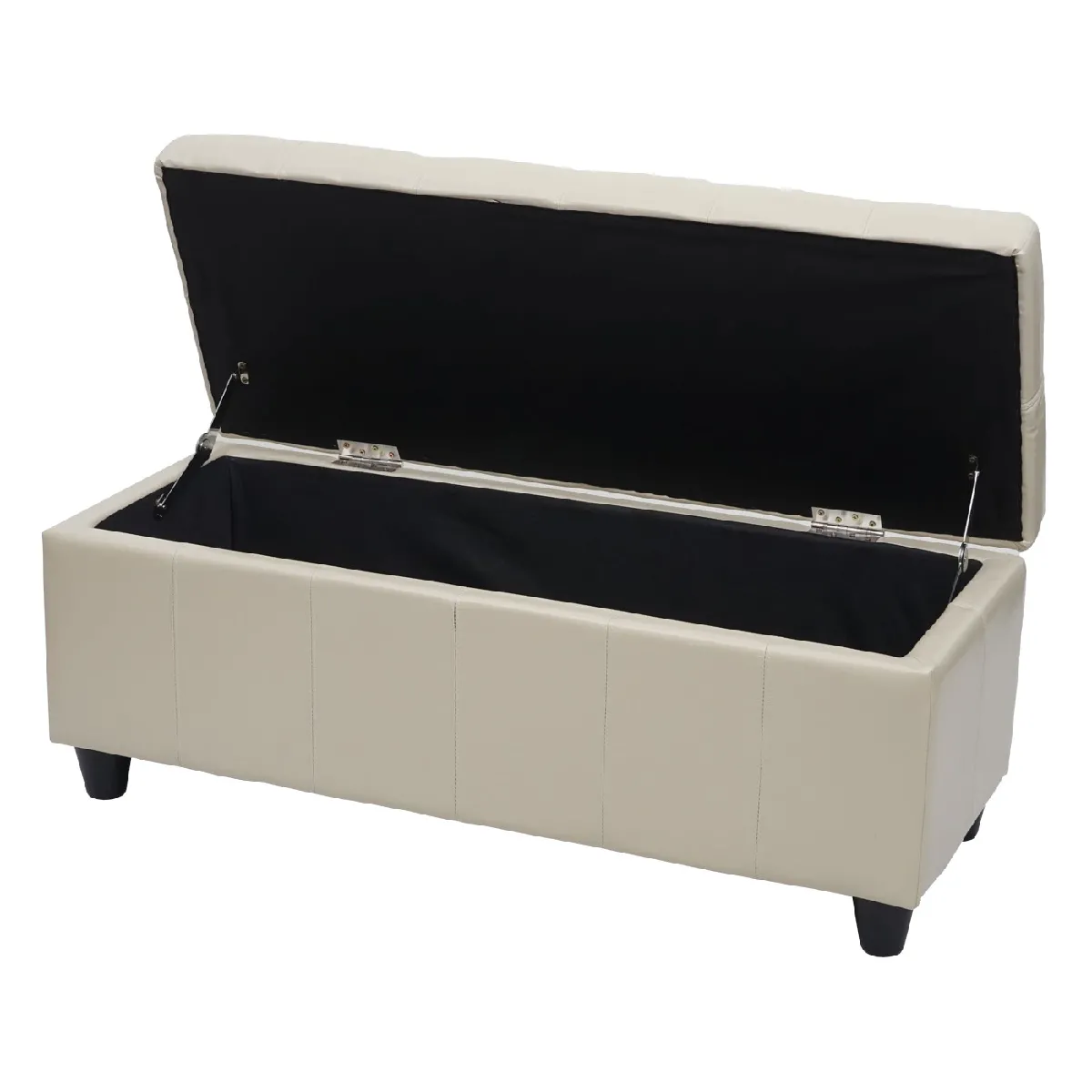 Mendler Banc de rangement Kriens - Crème