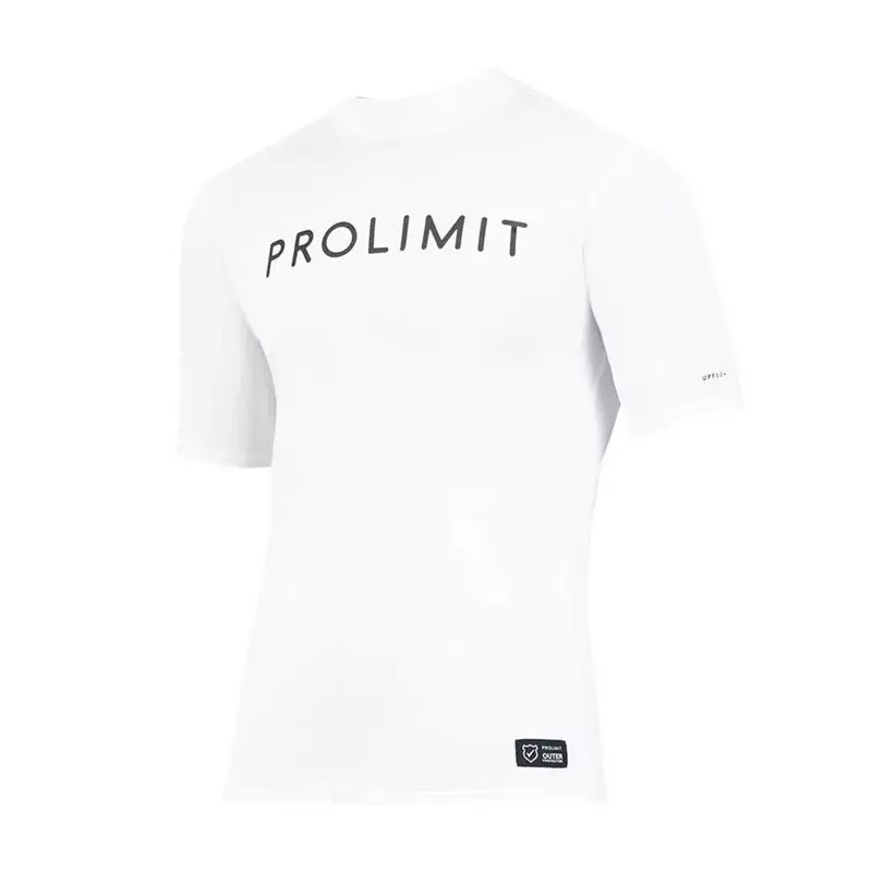 Lycra PROLIMIT Rashguard Logo Shortarm White