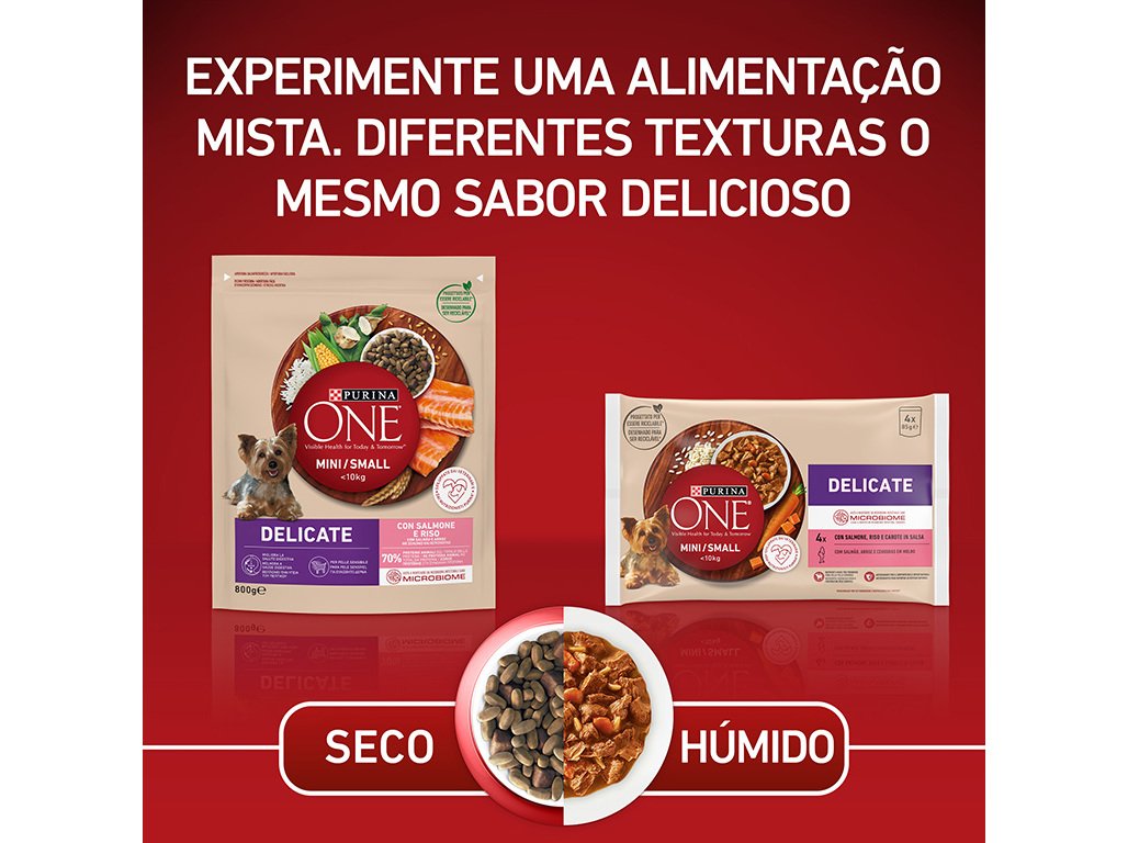 RAÇÃO PARA CÃO PURINA ONE MINI DELICATE 1.5KG