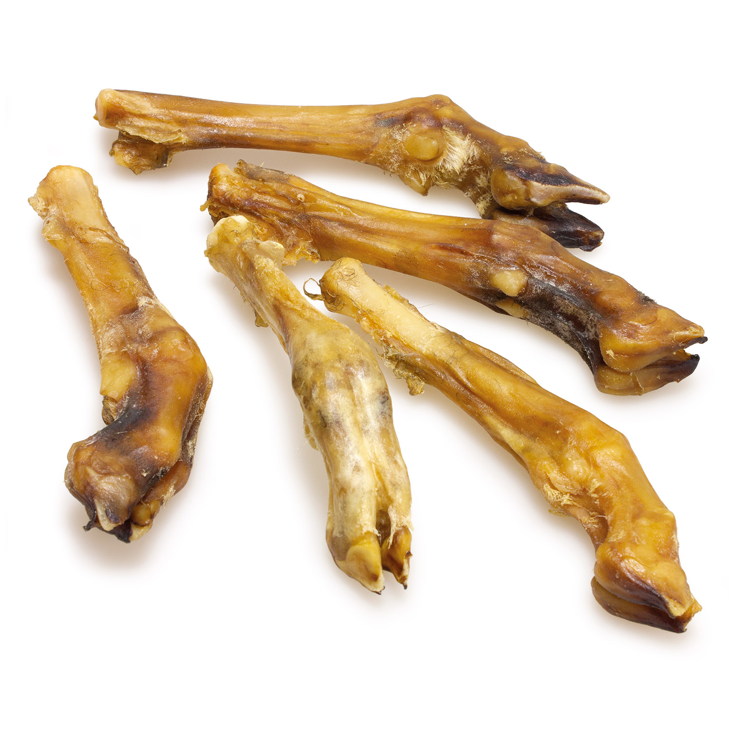 Pés de cordeiro (pacote com 5 unidades) - Petisco natural para cães