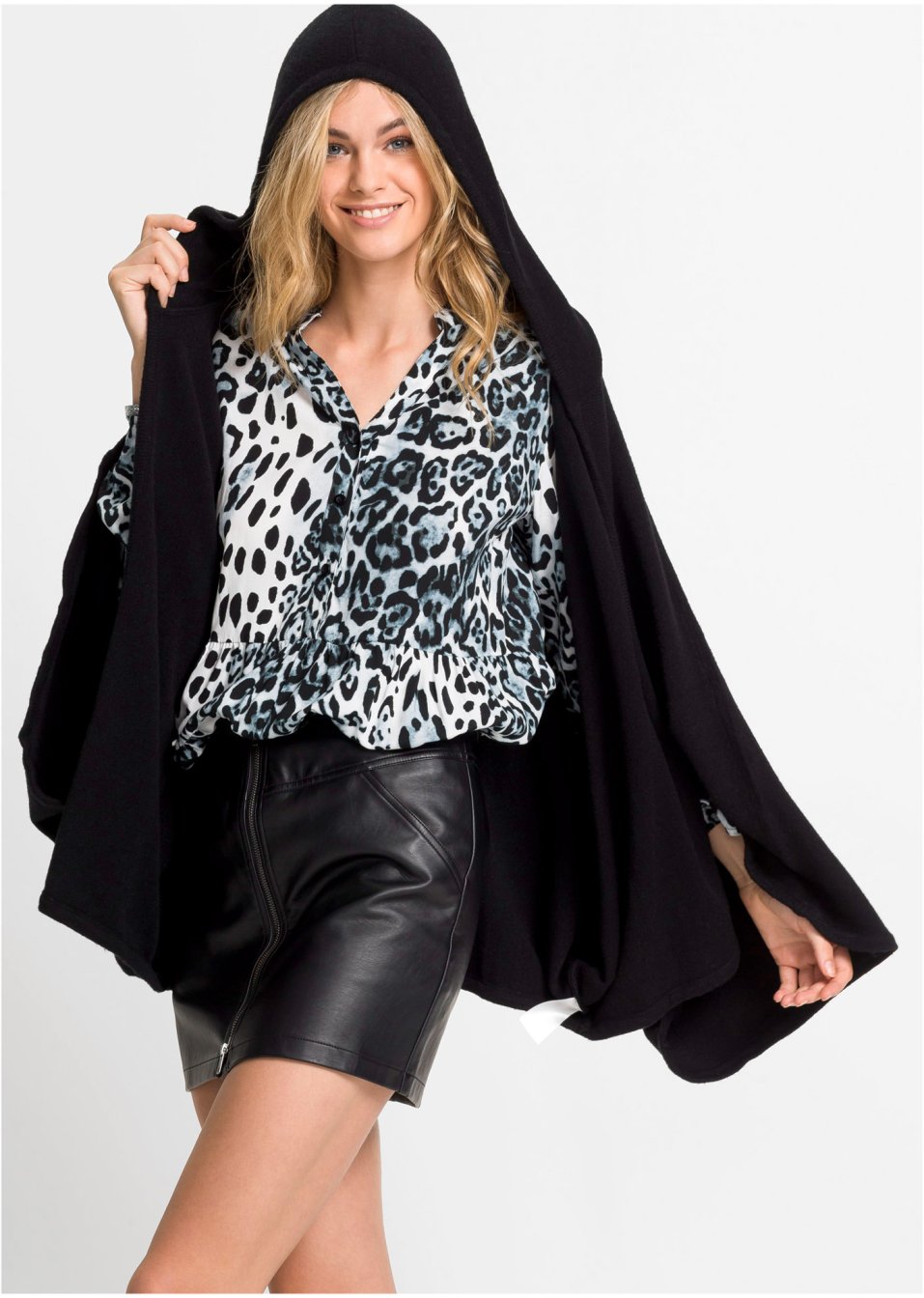 Gilet en maille à manches amples