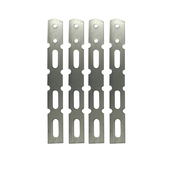 Pattes de fixation pour fenêtre et porte fenêtre alu bois (lot de 4)