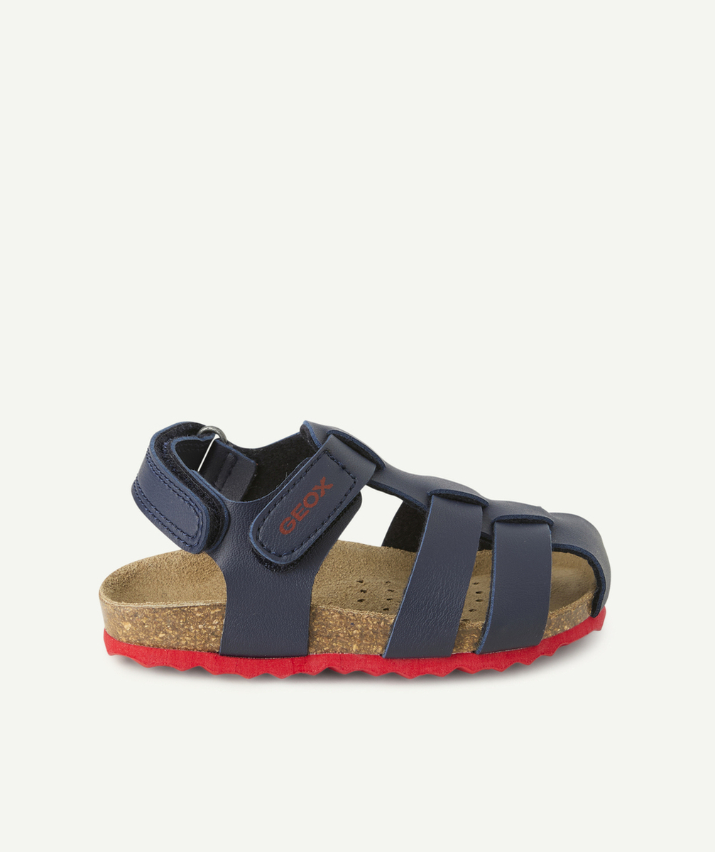 GEOXsandales fermées bébé garçon chalki couleur bleue marine à scratch