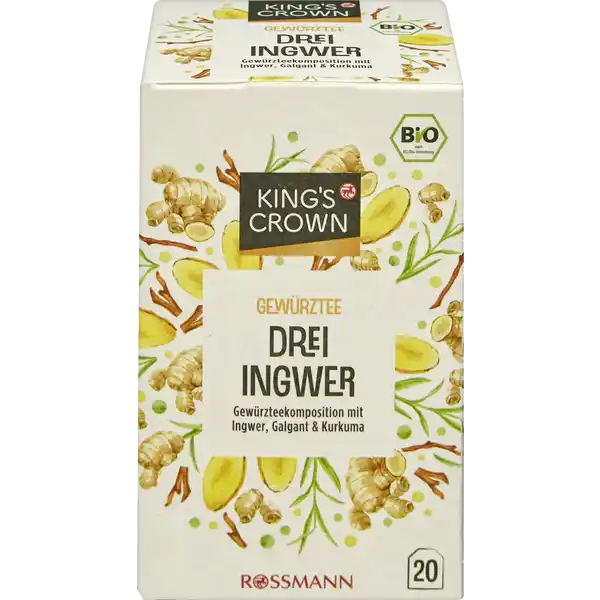 Bio Kräutertee Drei Ingwer