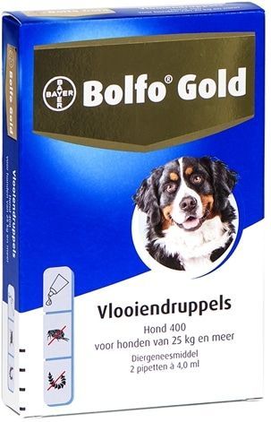 Bolfo Gold - Druppels Hond - 2 x 0,4ml - Vlooienmiddel