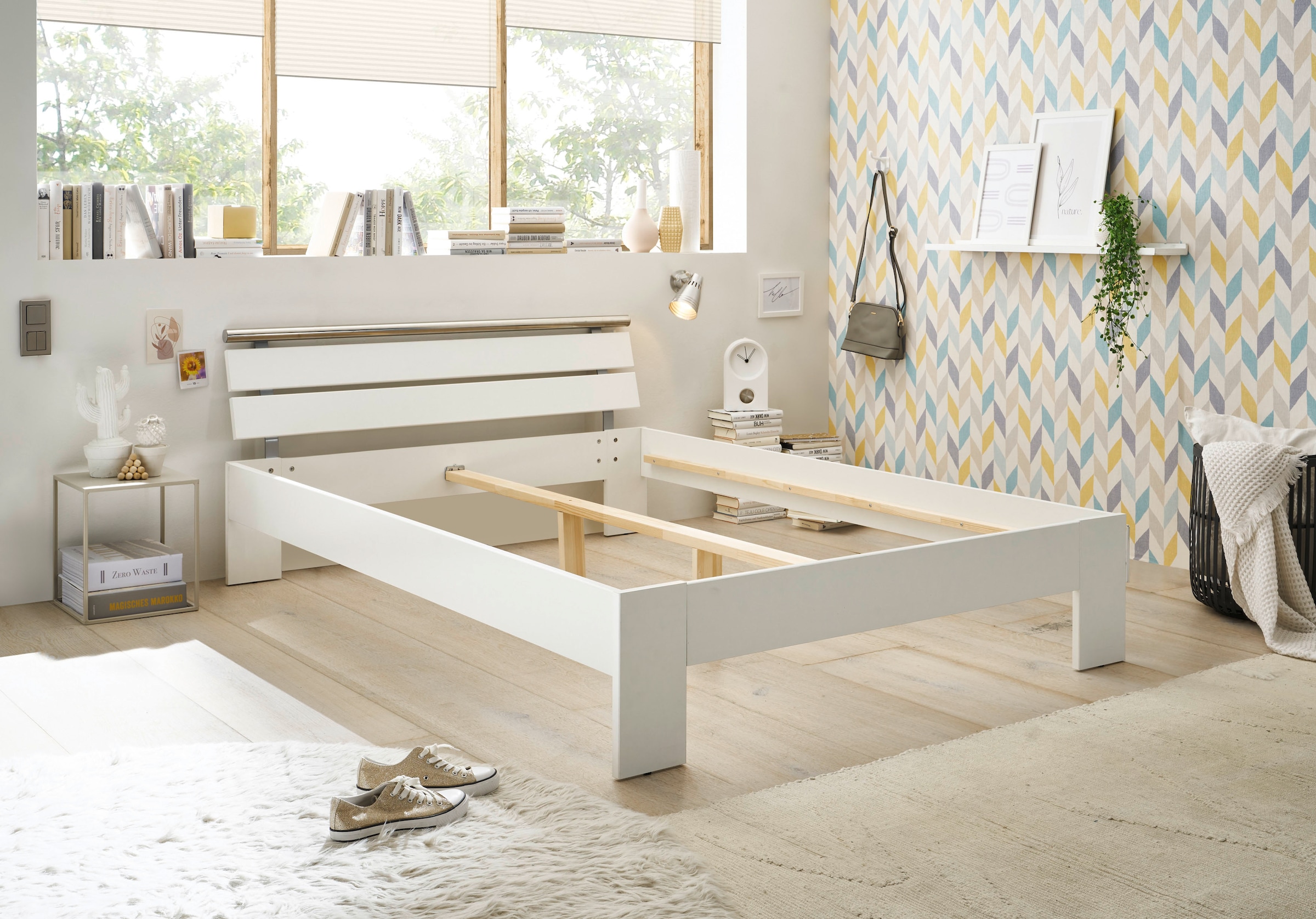 Schlafkontor Futonbett »Nizza« Breite 140 cm, mit XXL Belastbarkeit bis zu 200 kg