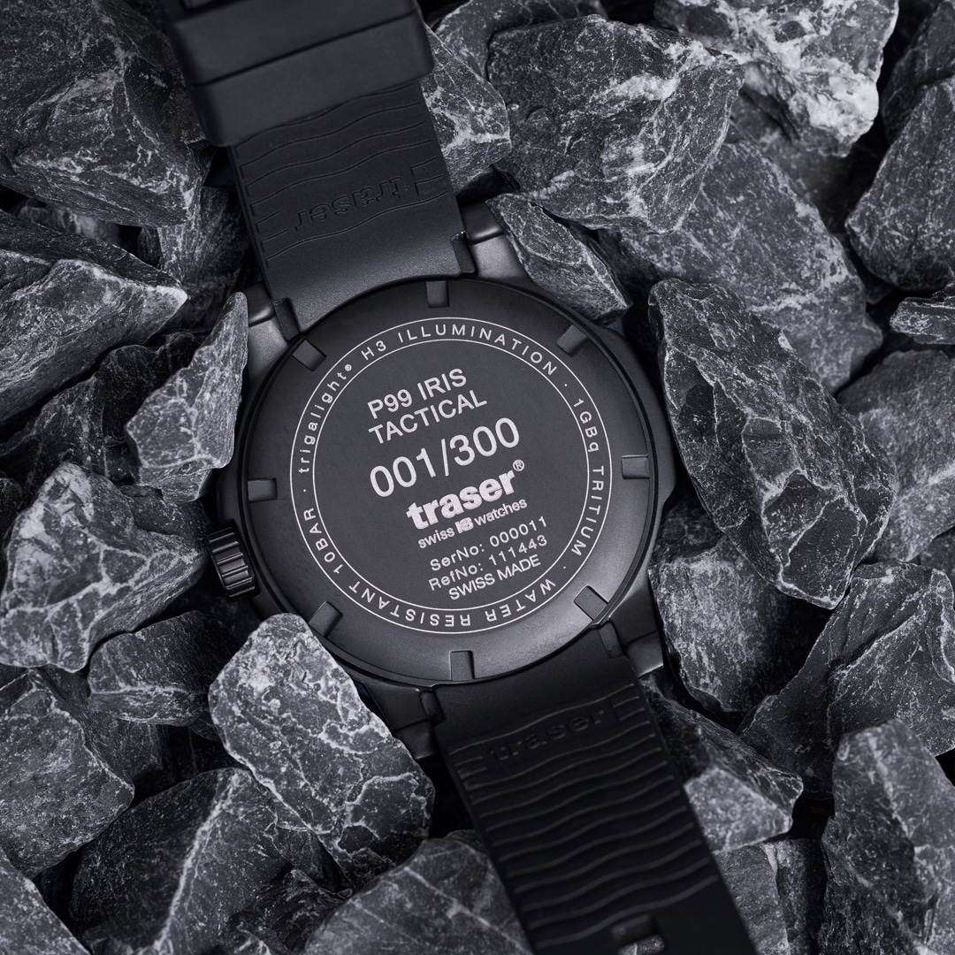 traser P99 Iris Tactical Rubber Black