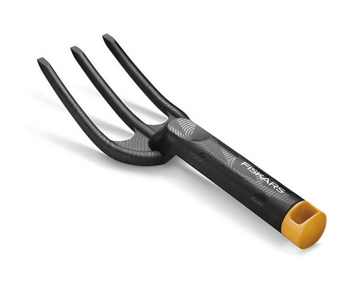 Fourche à bêcher à 3 dents Solid Fiskars noir
