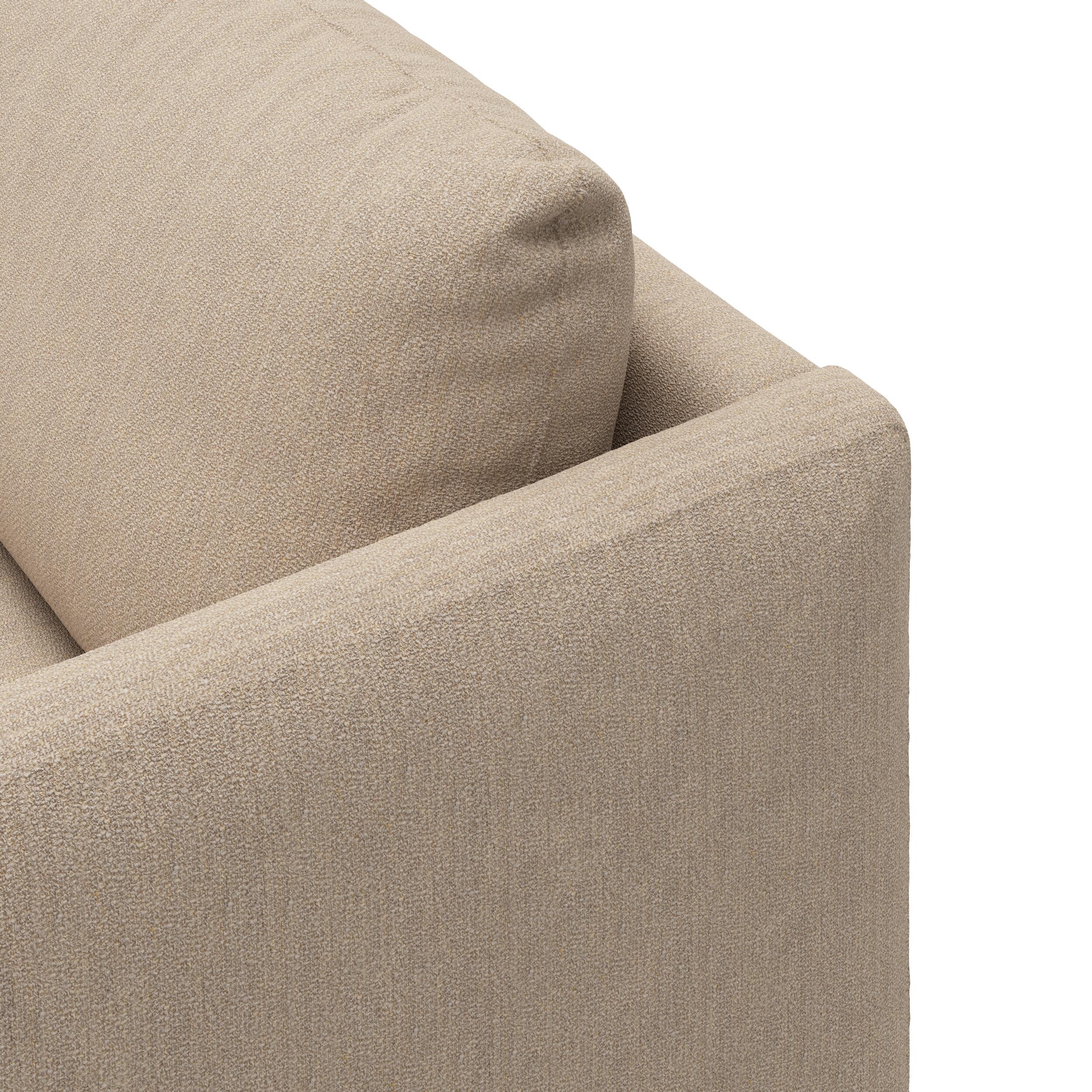 Bjorn venstrevendt sofa med pufafslutning