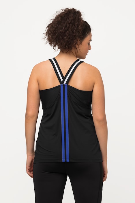 Funktions-Top, Racerback, Slim, ärmellos, recycelt