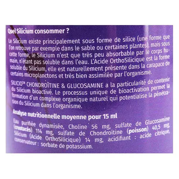 Phyto Research Silicio Silicium Chondroitine et Glucosamine 500ml