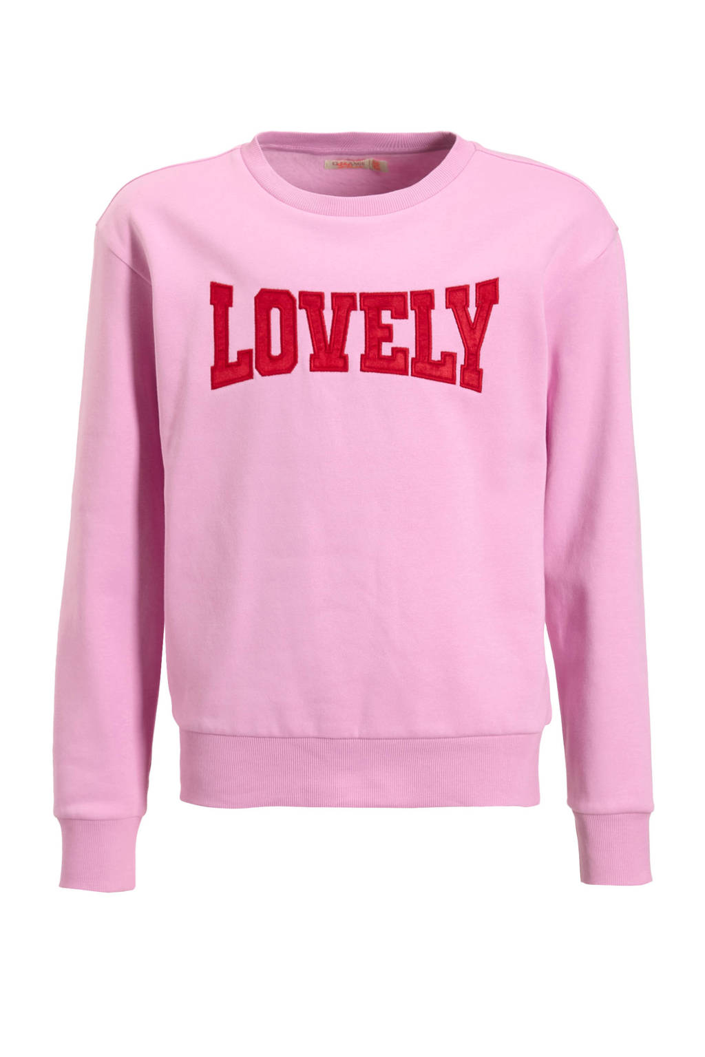 Orange Stars Sweater Robi met printopdruk roze