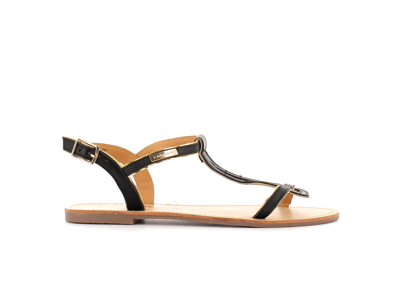 F brand-B827480 Synthétique Noir