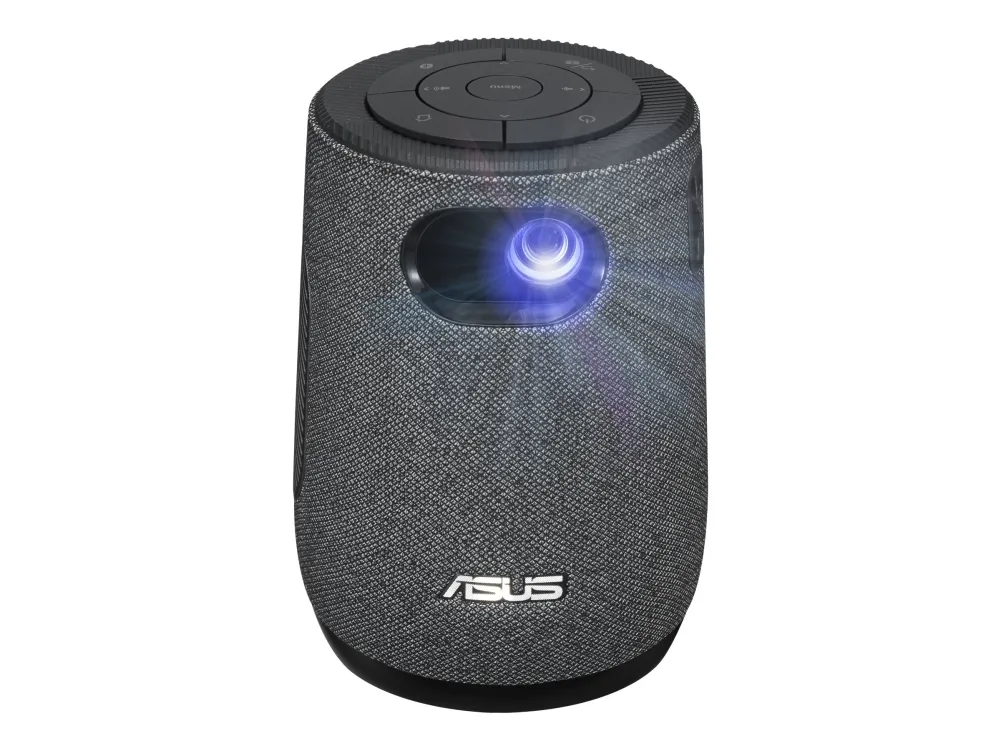 ASUS ZenBeam Latte L1 - DLP-projektor - LED - 300 lumen - 1280 x 720 - 16:9 - 720p - kort kast fikseret objektiv - Wi-Fi / Bluetooth - grå, sort