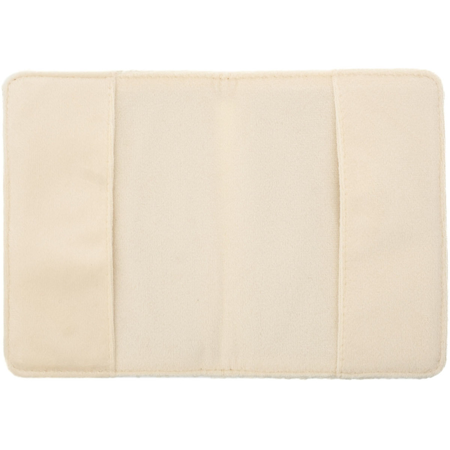 DARK Tweed Passport Cover Off White