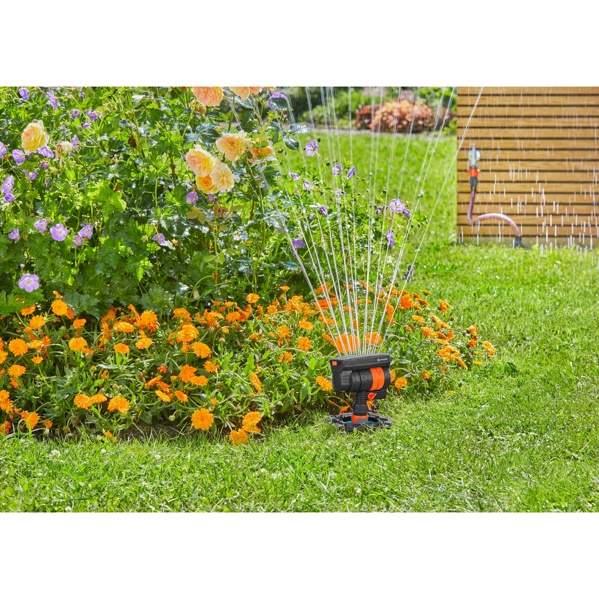 GARDENA Wasserhahn Start-Set Pipeline mit Viereckregner