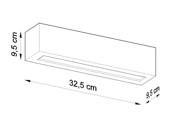 Sollux VEGA Appliques Up & Down Noir E27