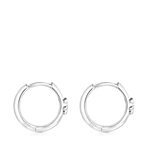 Pendientes aro osso de prata TOUS Basics