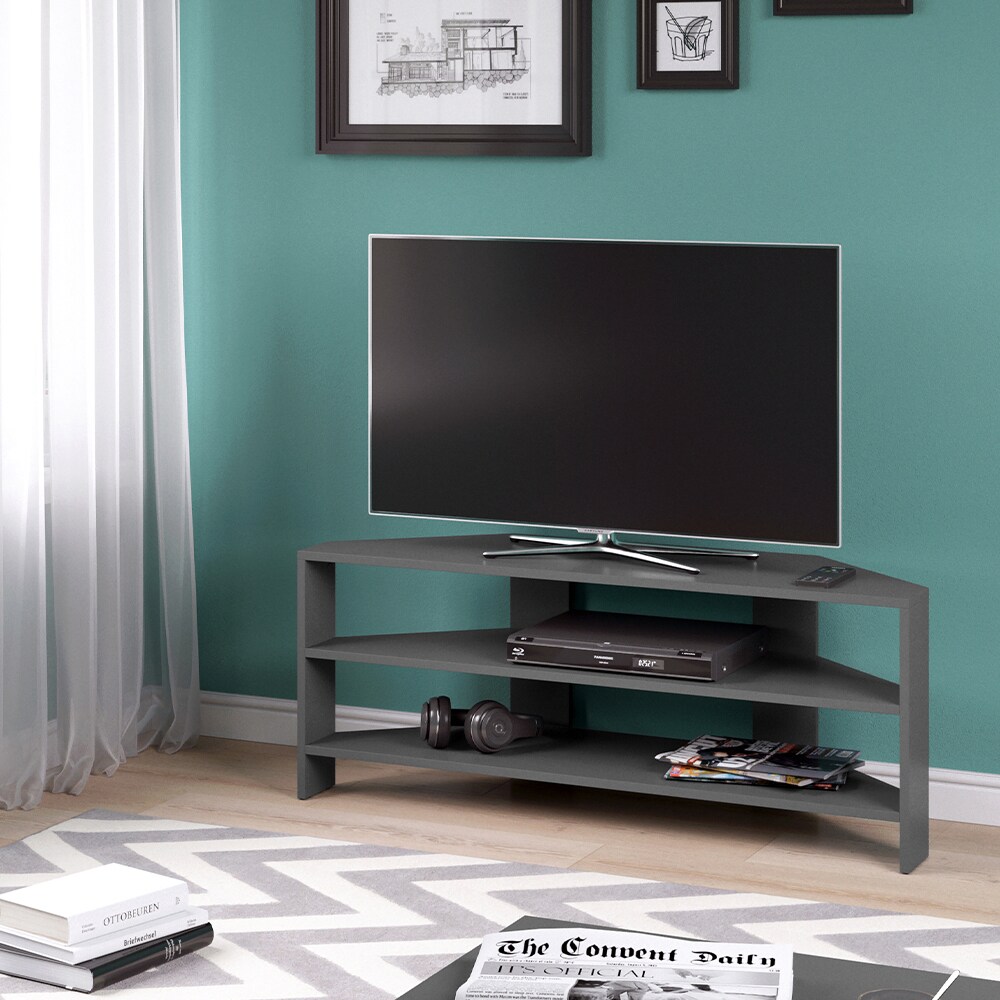 Vicco Lowboard Fernsehschrank Sideboard Pit TV-Fernsehtisch Anthrazit Ablage