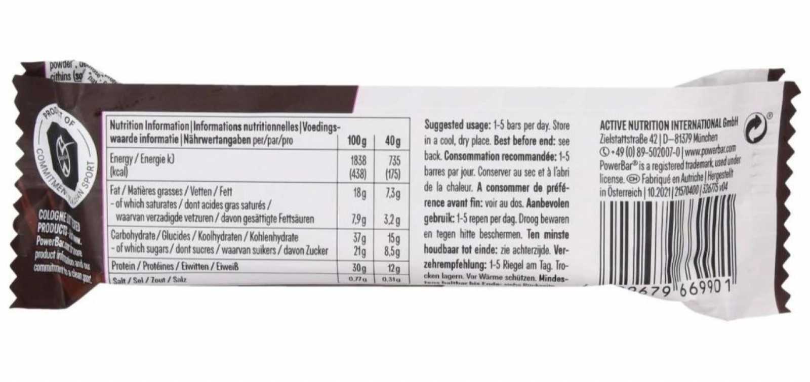 PowerBar PowerBar Proteína Natura 40 g - Opportunity