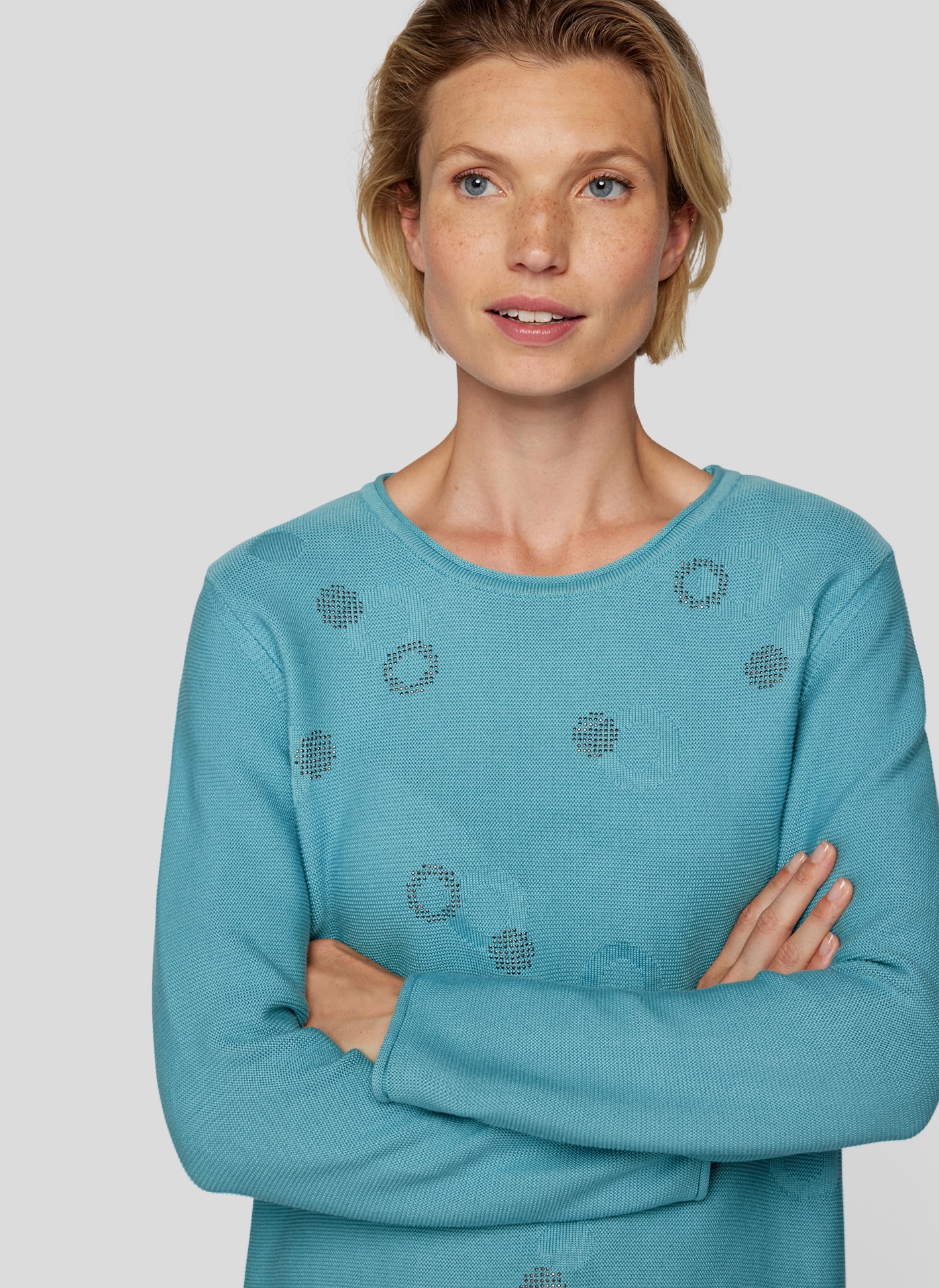 Rabe Strickpullover , mit Muster