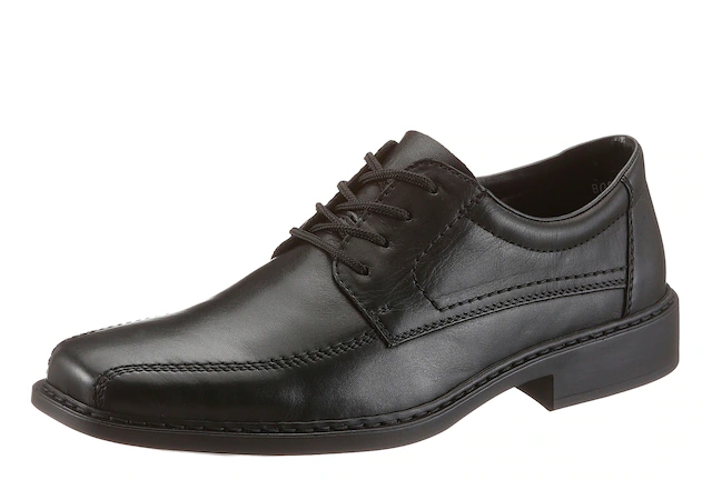 Rieker Schnürschuh  mit klassischer Ziernaht, Freizeitschuh, Halbschuh, Schnürschuh