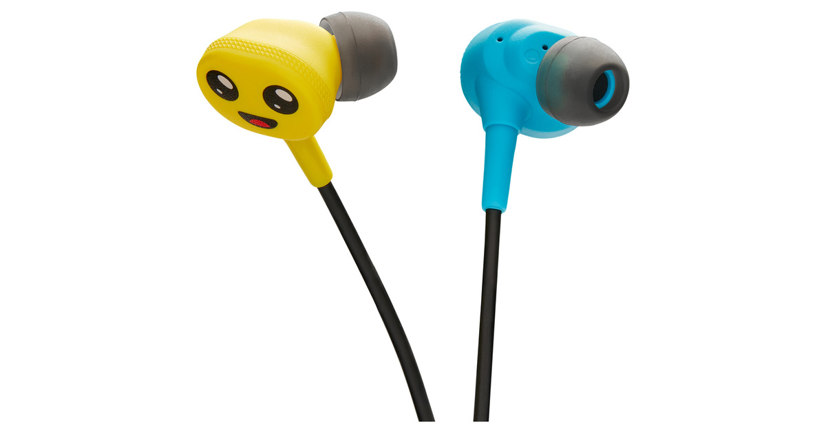 PowerASwitch Wired Earbuds Peely in-ear oortjes  (Blauw/geel)