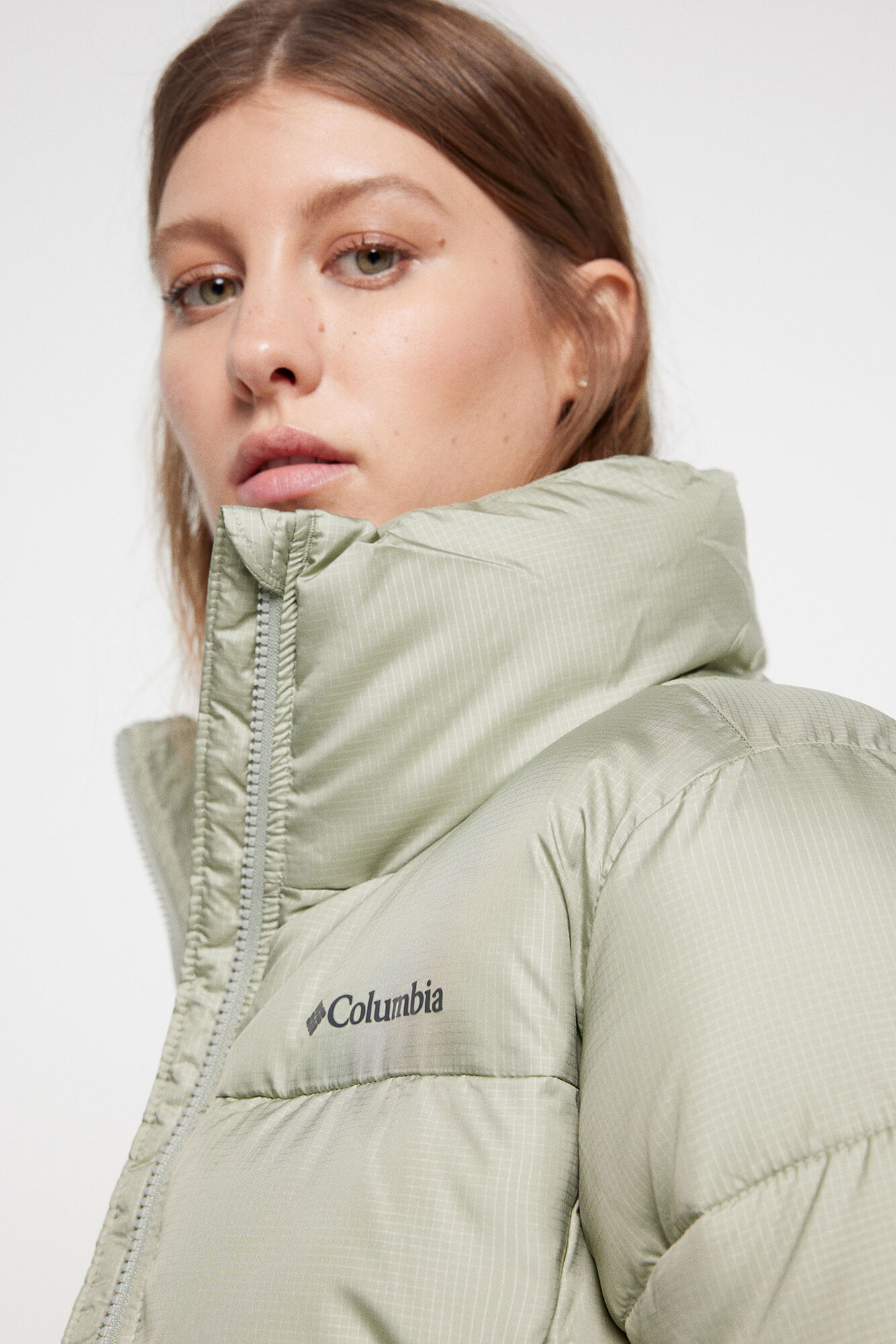 Jaqueta curta acolchoada feminina Columbia™ Puffet™
