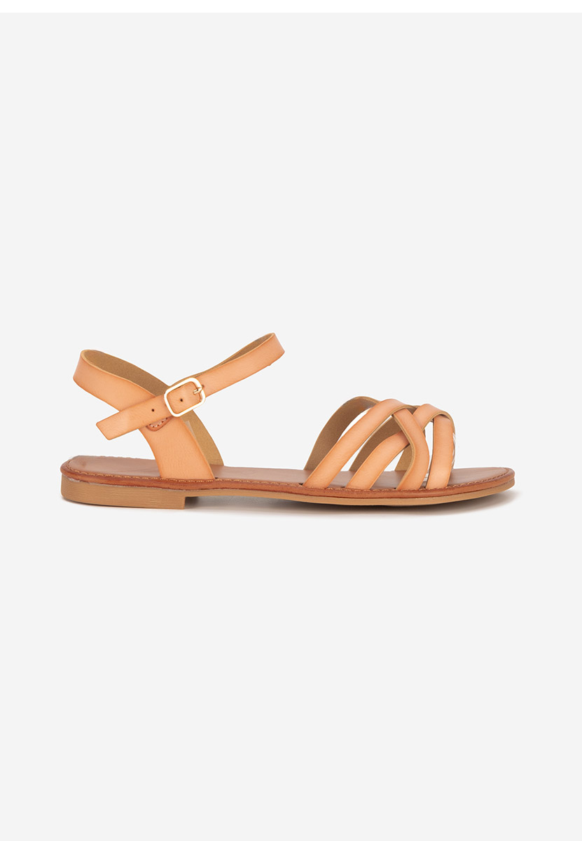 Sandales plates nude Esmaya