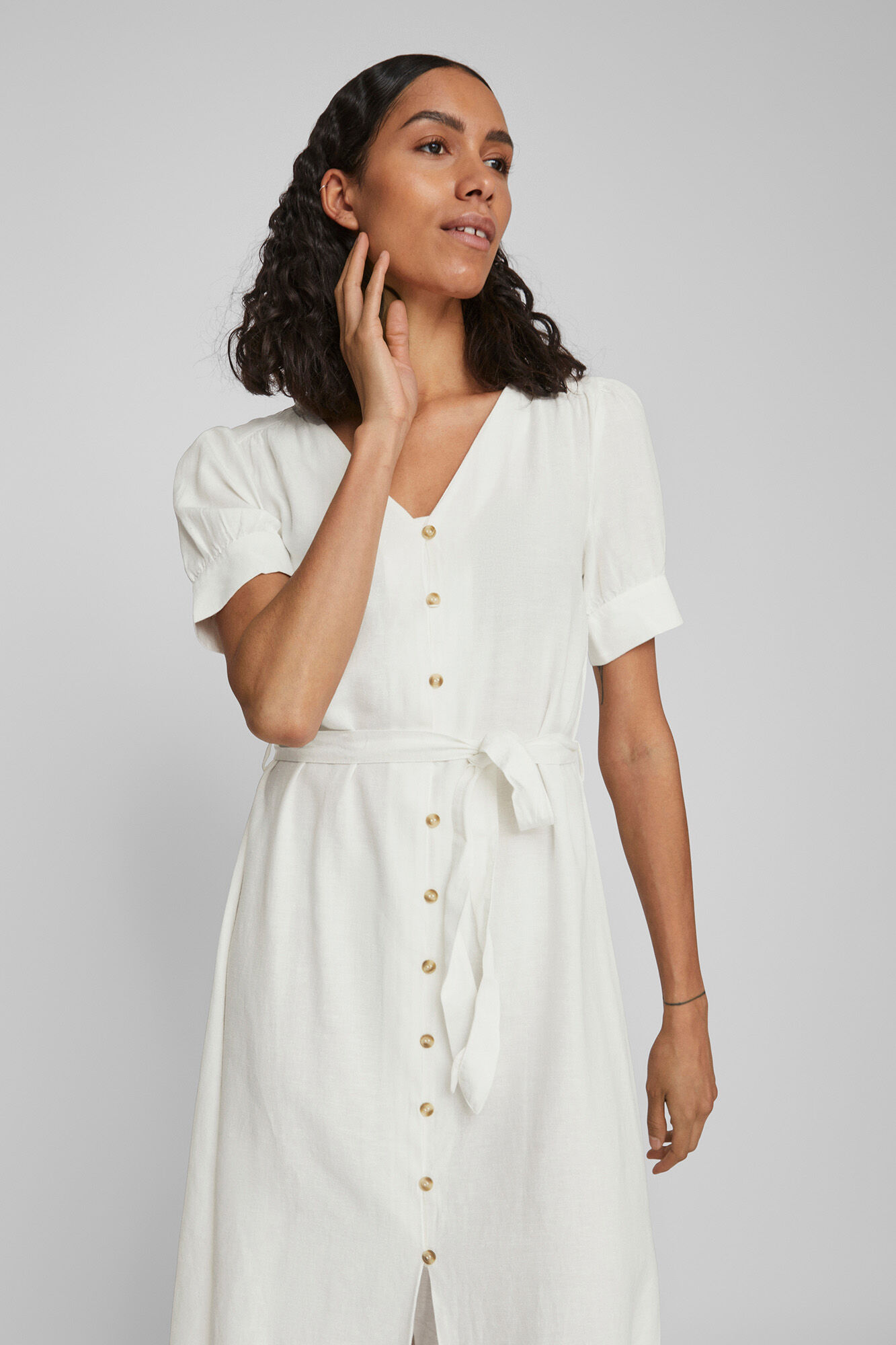 Vestido de linho - Branco