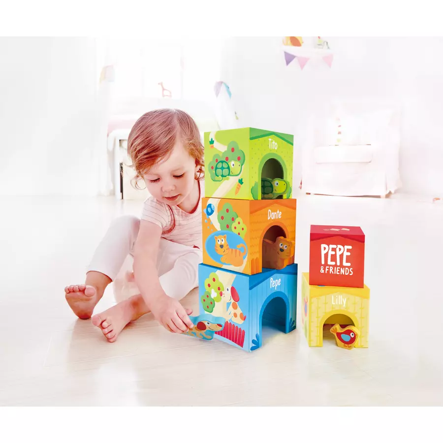 Hape Pepe & Friends Stapelturm