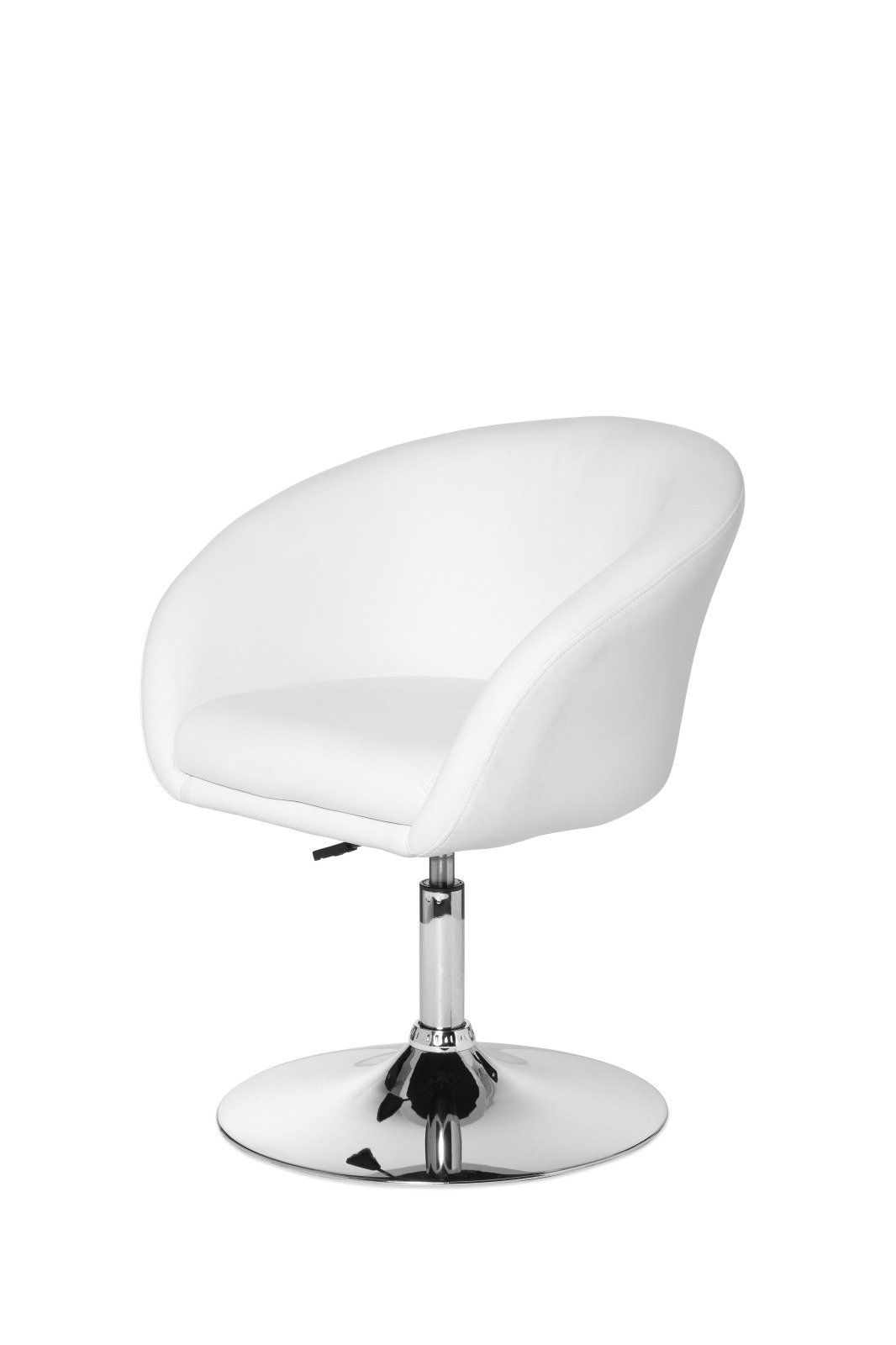 Cocktailsessel - weiß - Kunstleder - 62 cm breit