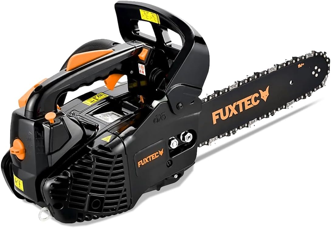 FUXTEC Benzin Baumpflegesäge FX-KS226 Kettensäge 25,4ccm – Schwertlänge 30cm – Motorsäge Top Handle/Einhandsäge